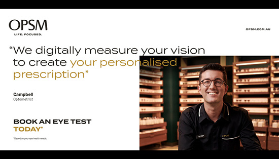 OPSM - book an eye test today
