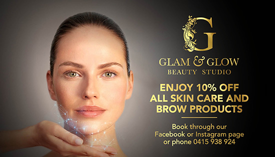 Glam & Glow Beauty Studio - 10% off all skin care and brow products