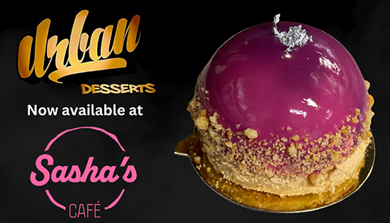 Sasha's Cafe - Urban Desserts now available